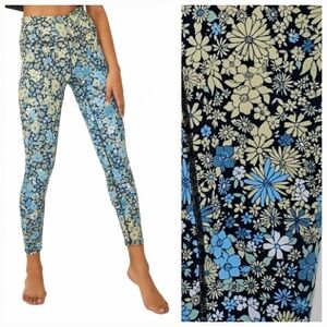 Free People Movement Lose Control Wrap Leggings Floral Size XS